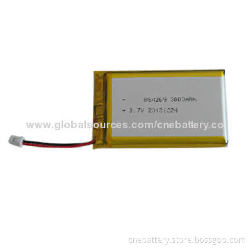 Lithium polymer Battery with 3.7V, 1,000mAh PL523450PNew